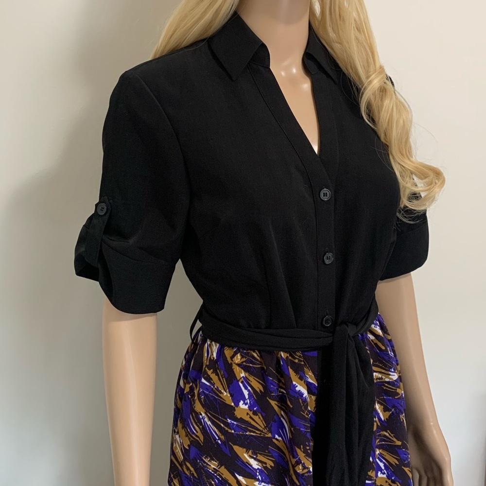 The Limited Dress - Button Down with Waist Tie